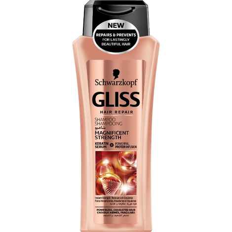 Buy Schwarzkopf Gliss Hair Repair Shampoo Magnificent Strength (250 ml)  - Purplle