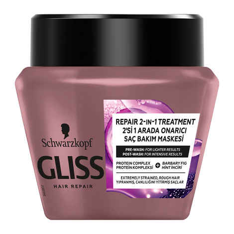 Buy Schwarzkopf Gliss Hair Repair Serum Deep Repair Intensive Recovery Mask (300 ml) - Purplle