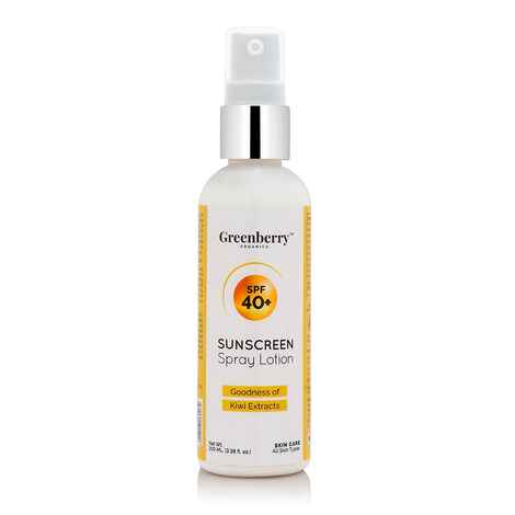 Buy Greenberry Organics SPF 40+ Sunscreen Spray Lotion (100 ml) - Purplle