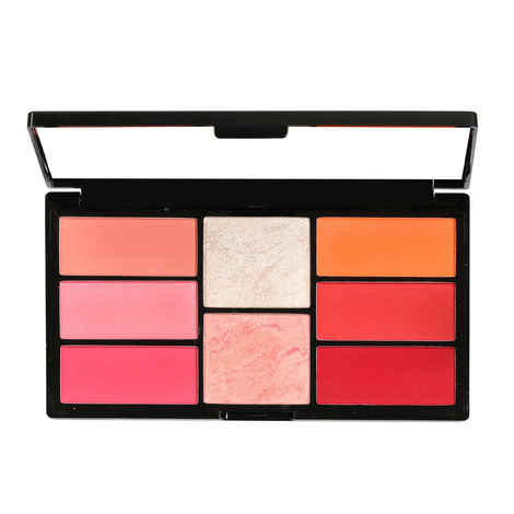 Buy Swiss Beauty Pro Blush & Highlight 8 Blush and Highlight Powder In Palette (SB-880-01) (15 gm) - Purplle