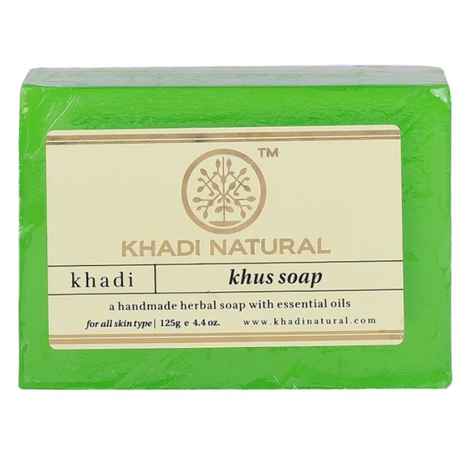 Buy Khadi Natural Ayurvedic Khus Soap (125 g) - Purplle