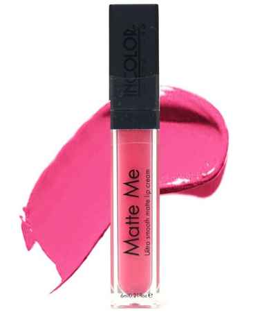 Incolor Matte Me Lipgloss 406 (6 ml),Pink
