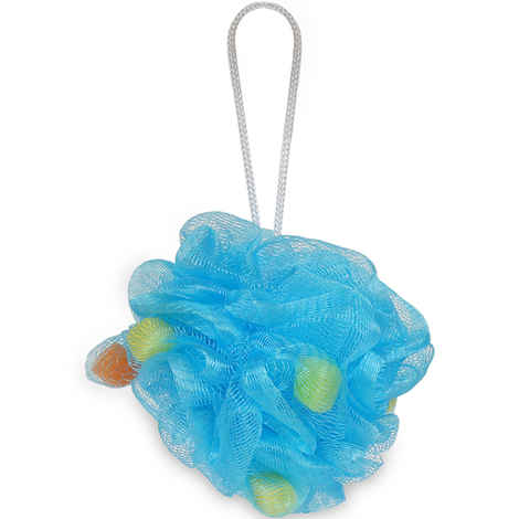 Gorgio Professional Water Blue Green Loofah Infused With Foaming Cube Color May Vary