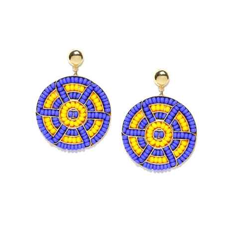 Buy Crunchy Fashion Multicolored Drop Earrings - Purplle