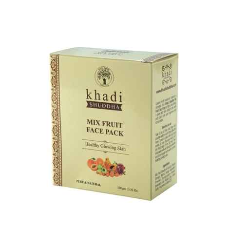 Khadi Shuddha Mix Fruit Face Pack For Healthy Glowing Skin Pack of 2