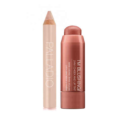 Buy Palladio Lip Slix - Champagne 1.5 g + Palladio I'M Blushing 2-In-1 Cheek & Lip Tint Darling (6 g) - Purplle