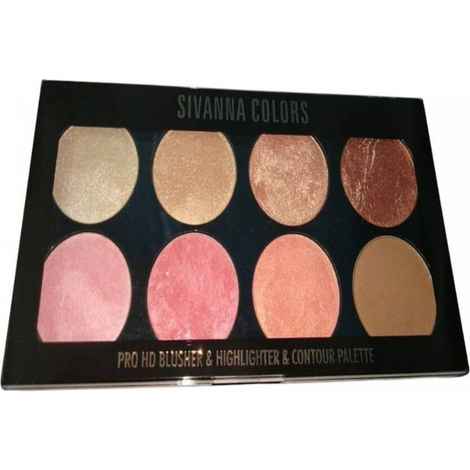 Buy Sivanna Colors Pro HD Blusher & Highlighter & Contour Palette No. 03 (HF-367-03) (18 g) - Purplle