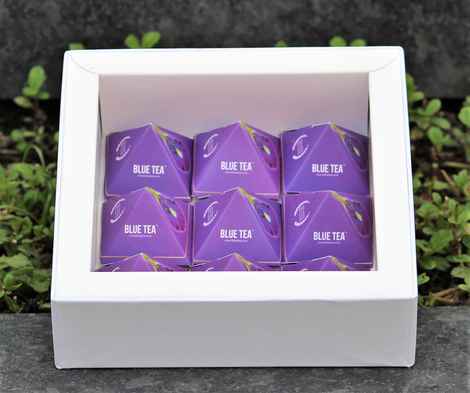 Buy Purple Tea Herbal Tea Gift Box, 9 Handcrafted Pyramid Tea Bags For Weight Loss - Zero Caffeine- Flavor Spiced Lemon - Purplle