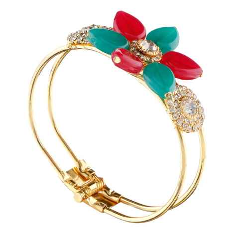 Buy Kord Store Fashion Jewellery Traditional Gold Plated Bracelet For Girls And Women KSBRC40003 - Purplle