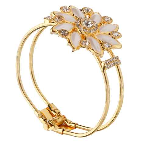 Buy Kord Store Fashion Jewellery Traditional Gold Plated Bracelet For Girls And Women KSBRC40005 - Purplle