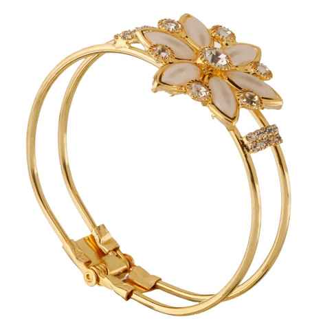 Buy Kord Store Fashion Jewellery Traditional Gold Plated Bracelet For Girls And Women KSBRC40007 - Purplle