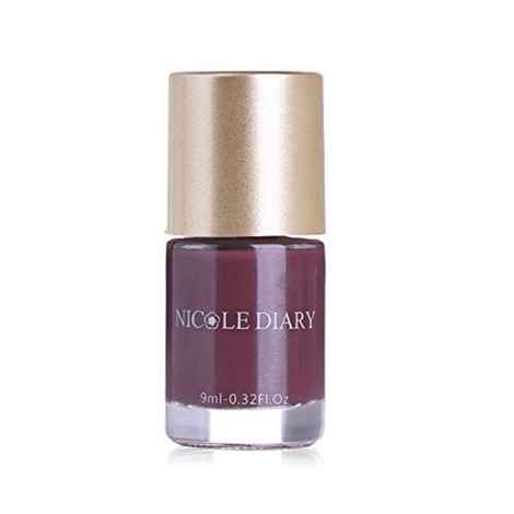 Buy NICOLE DIARY Nail Polish Matte Effect Manicure Nail Art Lacquer Varnish Polish (NDPM03) (9 ml) - Purplle