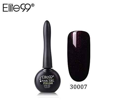 Elite99 3rd Generation Gel Polish Long Lid Convenient Operation UV LED Gel Varnishes Soak Off Nail Gelpolish Imported Nail Polish (30007) (12 ml)