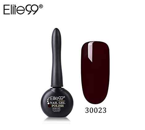 Buy Elite99 3rd Generation Gel Polish Long Lid Convenient Operation UV LED Gel Varnishes Soak Off Nail Gelpolish Imported Nail Polish (30023) (12 ml) - Purplle