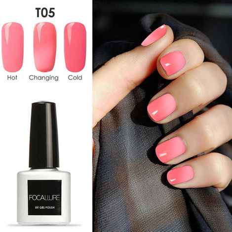 Buy Focallure Color Temperature Changing Nail Polish Long Lasting Temperature Variation Manicure Nail Polish (FL- T5) (7 ml) - Purplle