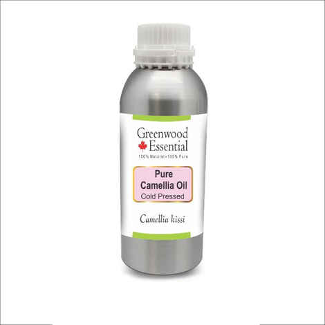 Greenwood Essential Pure Camellia Oil (Camellia kissi) 100% Natural Therapeutic Grade Cold Pressed (300 ml)