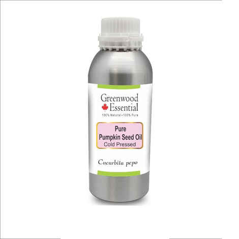 Buy Greenwood Essential Pure Pumpkin Seed Oil (Cucurbita pepo) 100% Natural Therapeutic Grade Cold Pressed (300 ml) - Purplle