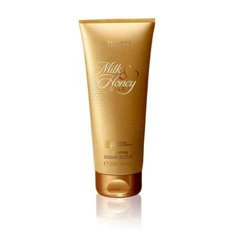Buy Oriflame Milk & Honey Gold Smoothing Sugar Scrub (200 g) - Purplle
