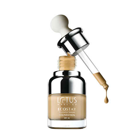 Buy Lotus Make-Up Ecostay Intensive Serum Foundation, Fawn - Purplle