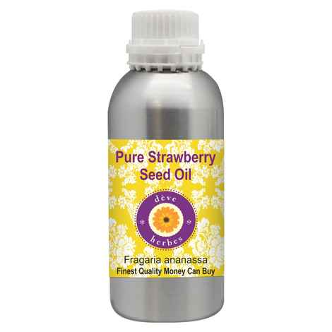 Deve Herbes Pure Strawberry Seed Oil (Fragaria ananassa) Natural Therapeutic Grade 630ml