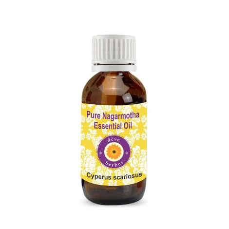 Buy Deve Herbes Pure Nagarmotha Essential Oil (Cyperus scariosus) 100% Natural Therapeutic Grade Steam Distilled (100 ml) - Purplle