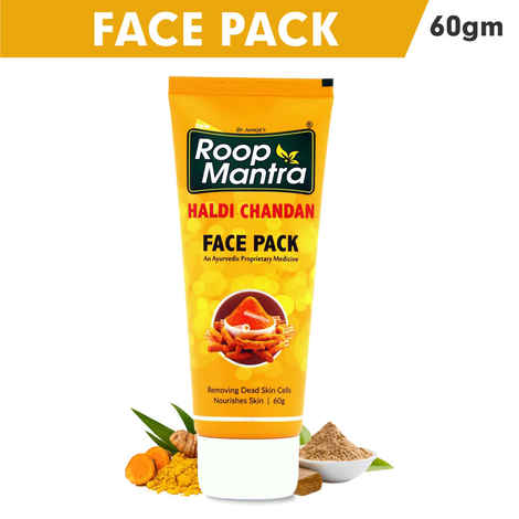Roop Mantra Haldi Chandan Face Pack (60 g) For Men & Women