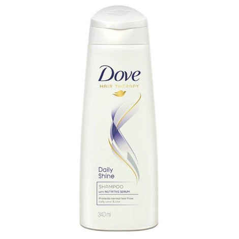 Buy Dove Daily Shine Therapy Shampoo (340 ml) - Purplle