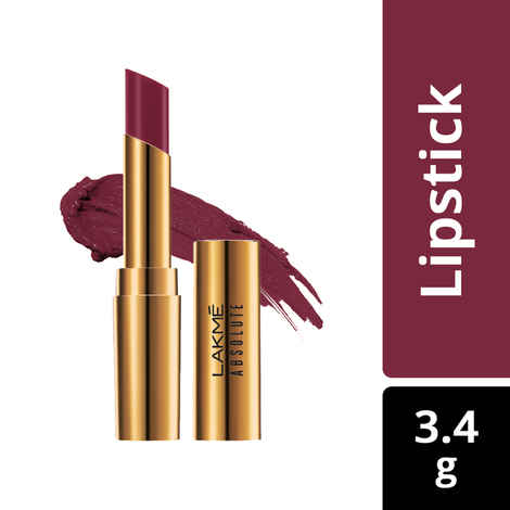 Buy Lakme Absolute Argan Oil Lip Color - Juicy Plum (3.4 g) - Purplle