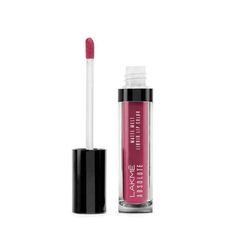 Lakme Absolute Matte Melt Liquid Lip Color, Mulberry Feast (6 ml)
