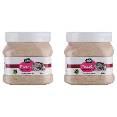 Buy Zerb Gentle Exfoliating Pearl Face Scrub|Dead Skin Remover and Revitalise Healthy Skin Glow Set of 2 x (200 g) - Purplle