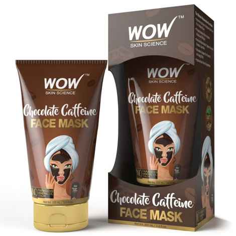 Buy WOW Skin Science Chocolate Caffeine Face Mask Tube (100 ml) - Purplle
