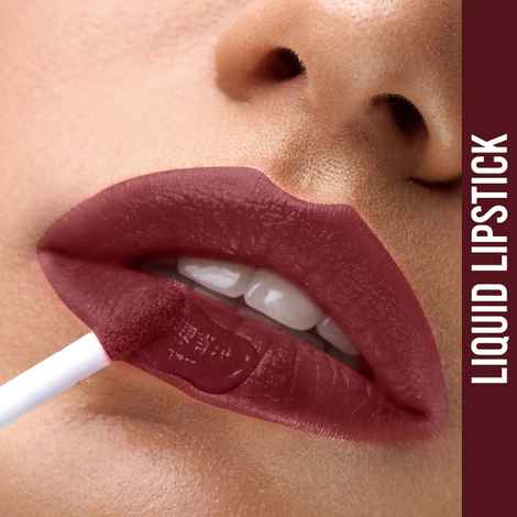 NY Bae Moisturizing Liquid Lipstick - Lit As Times Square Ball 6 (2.7 ml) | Brown | Matte Finish | Enriched with Vitamin E | Highly Pigmented | Non-Drying | Lasts Upto 12+ Hours | Weightless | Vegan | Cruelty & Paraben Free