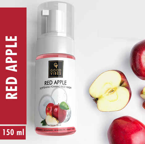 Good Vibes Softening Foaming Face Wash - Red Apple (150ml)