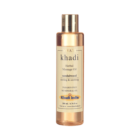 Buy Swati Khadi - Ayurvedic Massage TAIL - Sandalwood - Purplle