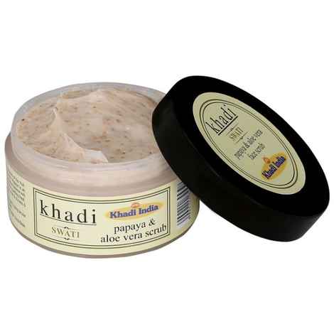 Khadi Herbal Papaya and Aloevera Face Scrub