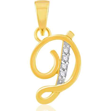 Buy Srikara Alloy Gold Plated CZ / AD Fashion Jewellery Pendant with Chain - SKP1100G - Purplle