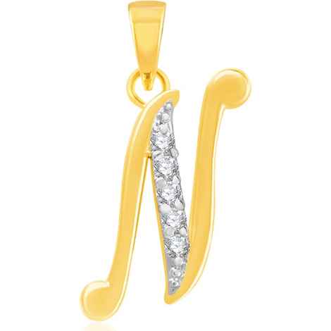 Buy Srikara Alloy Gold Plated CZ / AD Fashion Jewellery Pendant with Chain - SKP1108G - Purplle