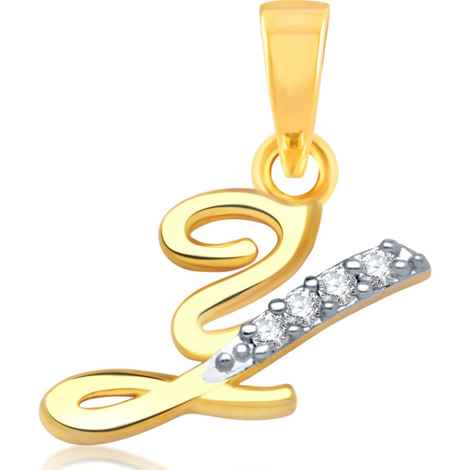 Buy Srikara Alloy Gold Plated CZ / AD Fashion Jewellery Pendant with Chain - SKP1118G - Purplle