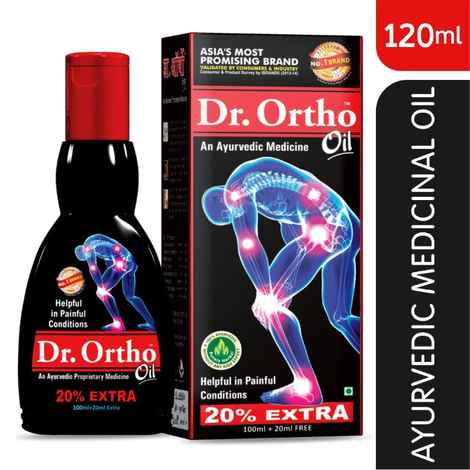 Buy Dr Ortho Oil (120 ml) (Ayurvedic Medicine, Helpful in Joint Pain, Back Pain, Knee Pain, Leg Pain, Shoulder Pain, Wrist Pain, Neck Pain, Ankle Pain) - Purplle