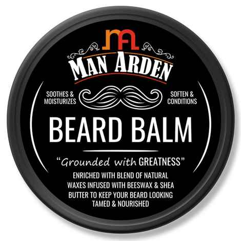 Buy Man Arden Beard Balm - Soften & Moisturizes Beard with Beeswax & Shea Butter (50 g) - Purplle