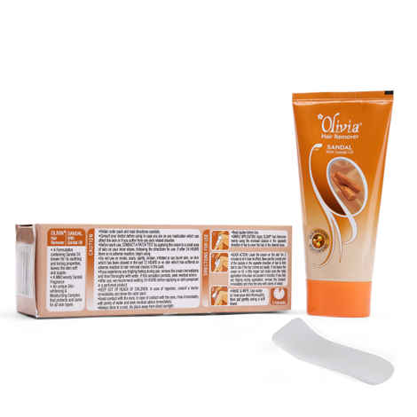 Buy Olivia Sandal Hair Remover (60 gm) - Purplle