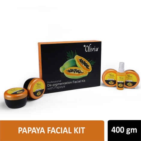 Buy Olivia Professional Papaya Facial Kit (400 g) - Purplle