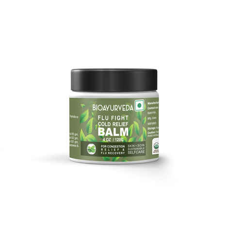 Buy Bioayurveda Flu Fight Cold Relief Balm (120 g) - Purplle