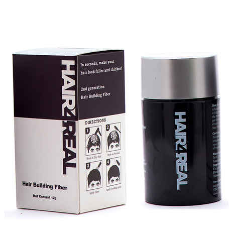 Buy Hair4Real Hair Fiber Black (12 g) - Purplle