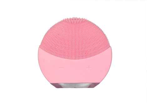 Buy Bronson Professional Mini Silicone Face Exfoliator Brush With Facial Cleansing For All Skin Types - Purplle