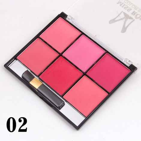 Miss Rose Professional Make-Up 6 Color Blusher (7004-086Y-02) (35 g)
