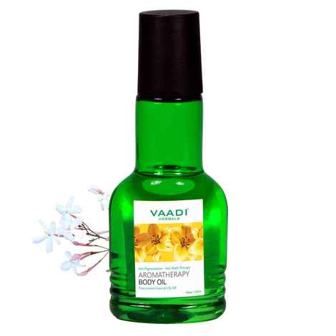 Vaadi Herbals Aromatherapy Body Oil-Lemongrass & Lily Oil (110 ml)