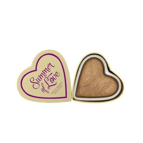 Buy Makeup Revolution Heart Bronzer Summer Of Love (10 g) - Purplle