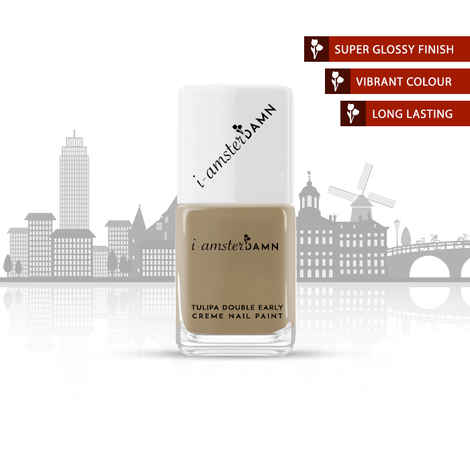 I-AmsterDAMN Nail Paint, Creme, Brown, Tulipa Double Early - Pride of Tulipa Double Early (7 ml)