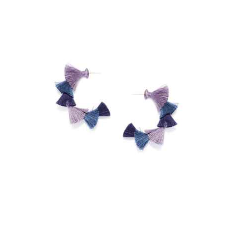 Buy Golden Peacock Multi-Colour Tassel Earring - Purplle